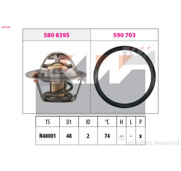 Termostat, chladivo KW 580 840