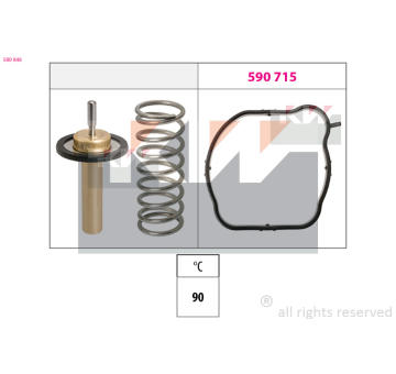 Termostat, chladivo KW 580 846