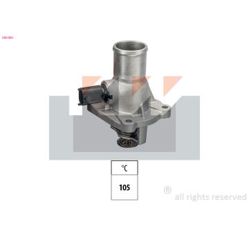 Termostat, chladivo KW 580 861