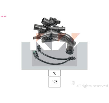 Termostat, chladivo KW 580 865