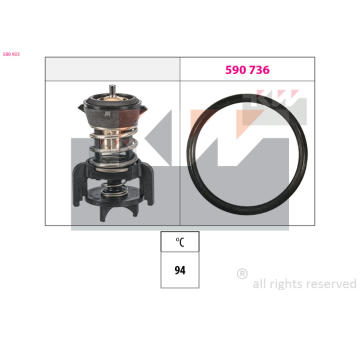 Termostat, chladivo KW 580 933