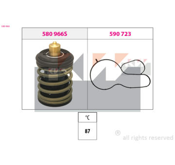 Termostat, chladivo KW 580 966