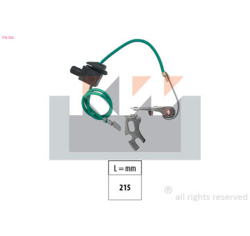 Sada kontaktů, rozdělovač KW 715 122