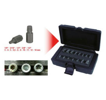Vyvrt.čepů-sada KS TOOLS 150.1385