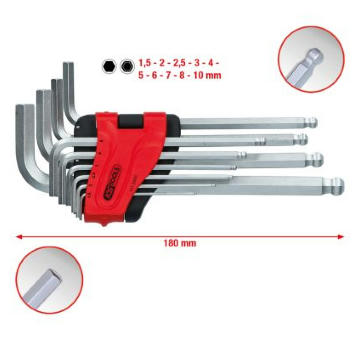 Sada uhlových skrutkovačov KS TOOLS 151.5000