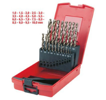 Ocelový spirálový vrták-sada KS TOOLS 330.3620