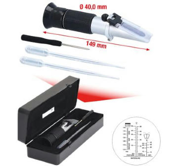 Ochrana proti mrazu/akumulatorova kyselina (refraktometr) KS TOOLS 550.1290