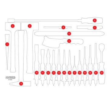 Penová vložka, organizér KS TOOLS 811.0022-97