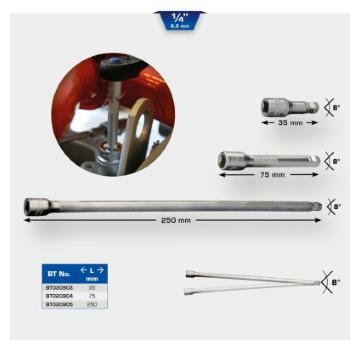 Prodloużení, nástrčný klíč KS TOOLS BT020903