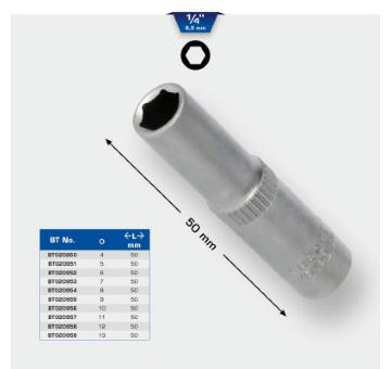 Sada  sestiuhelnikovych nastrcek KS TOOLS BT020958