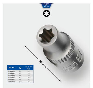 Sada nástrček KS TOOLS BT020960