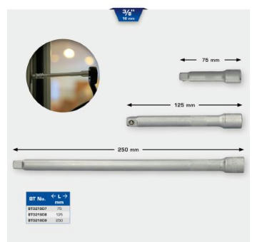 Prodloużení, nástrčný klíč KS TOOLS BT021909