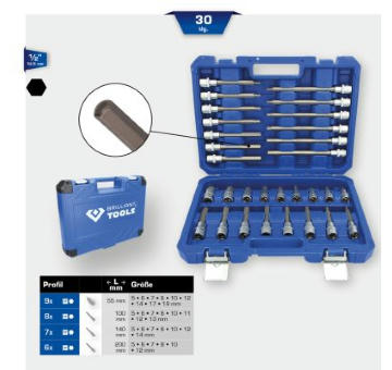 Sada nastrcnych klicu KS TOOLS BT022030