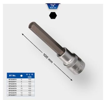 Sada  sestiuhelnikovych nastrcek KS TOOLS BT022873