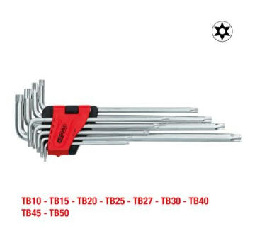 Sada zahnutých żroubováků KS TOOLS 151.4580