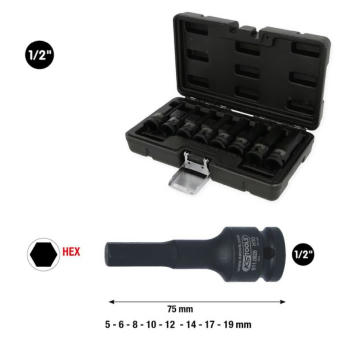 Sada kovaných nástrčkových kľúčov KS TOOLS 911.0902