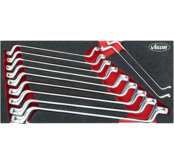 Sada dvojitých očkových kľúčov VIGOR V6722