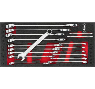 Sada očkových a vidlicových kľúčov VIGOR V6723