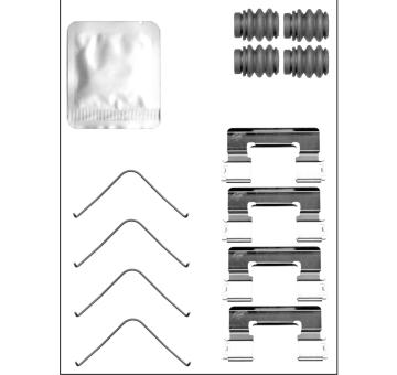 Sada prislusenstvi, oblozeni kotoucove brzdy ELTA AUTOMOTIVE EA9379