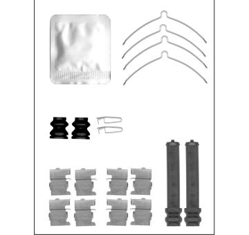 Sada prislusenstvi, oblozeni kotoucove brzdy ELTA AUTOMOTIVE EA9385
