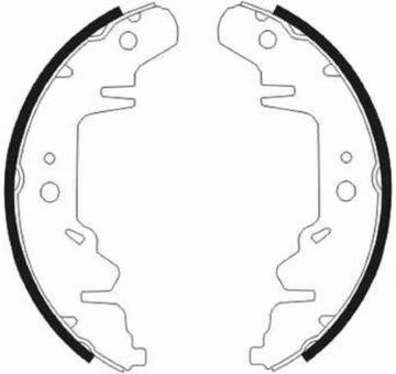 Sada brzdových čelistí ABE C00318ABE