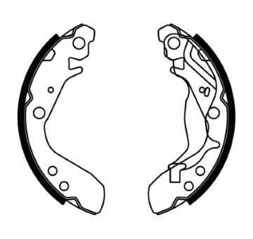 Sada brzdových čelistí ABE C04017ABE