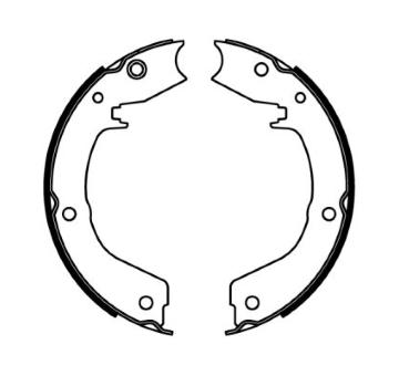 Sada brzdových čelistí, parkovací brzda ABE C05061ABE