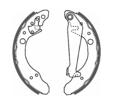 Sada brzdových čelistí ABE C0A002ABE