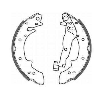 Sada brzdových čelistí ABE C0B006ABE