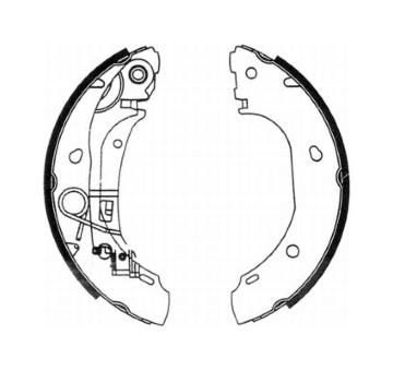 Sada brzdových čelistí ABE C0F025ABE