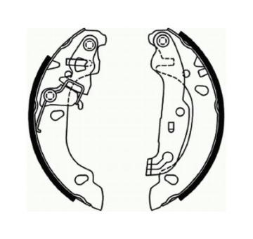 Sada brzdových čelistí ABE C0G052ABE