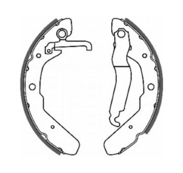 Sada brzdových čelistí ABE C0W003ABE