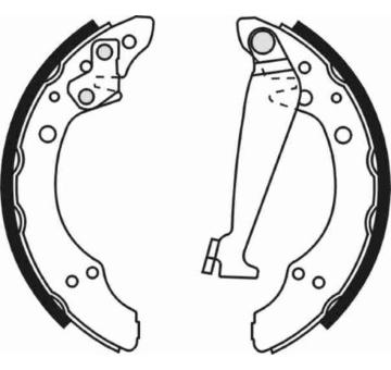 Sada brzdových čelistí ABE C0W009ABE