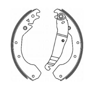 Sada brzdových čelistí ABE C0X004ABE