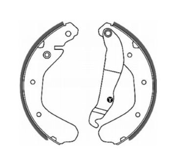 Sada brzdových čelistí ABE C0X005ABE