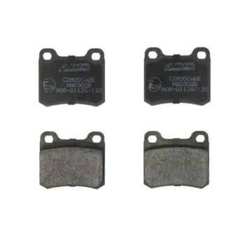 Sada brzdových destiček, kotoučová brzda ABE C2M000ABE