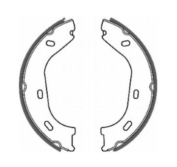 Sada brzdových čelistí, parkovací brzda ABE CRM000ABE