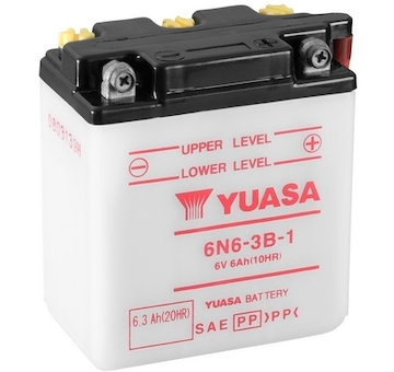 startovací baterie YUASA 6N6-3B-1