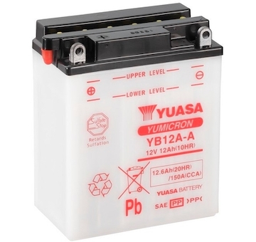 startovací baterie YUASA YB12A-A