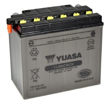 startovací baterie YUASA YB16-B-CX