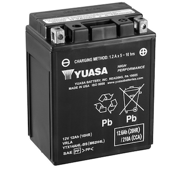 startovací baterie YUASA YTX14AHL-BS