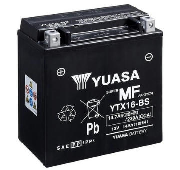 żtartovacia batéria YUASA YTX16-BS