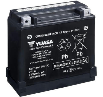 startovací baterie YUASA YTX20HL-BS-PW