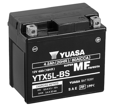 startovací baterie YUASA YTX5L-BS