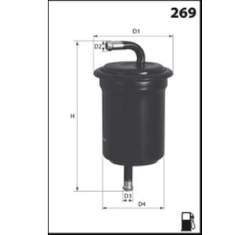 Palivový filtr MISFAT E149