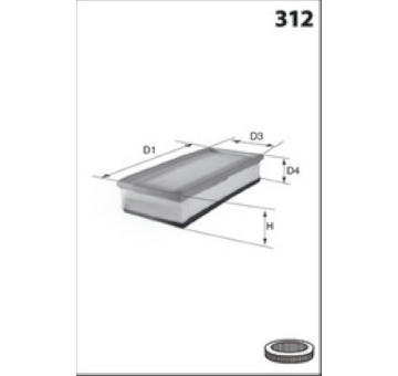Vzduchový filtr MISFAT P711