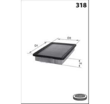 Vzduchový filtr MISFAT P469
