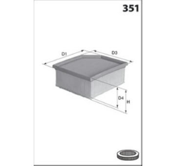 Vzduchový filtr MISFAT P719A