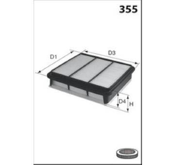 Vzduchový filtr MISFAT P788