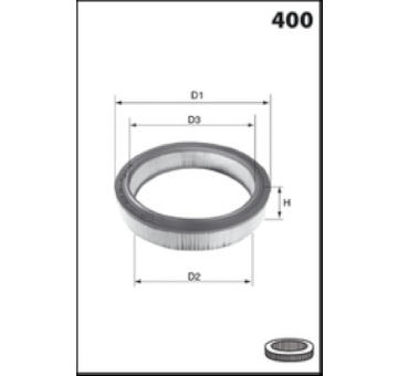 Vzduchový filtr MISFAT R765